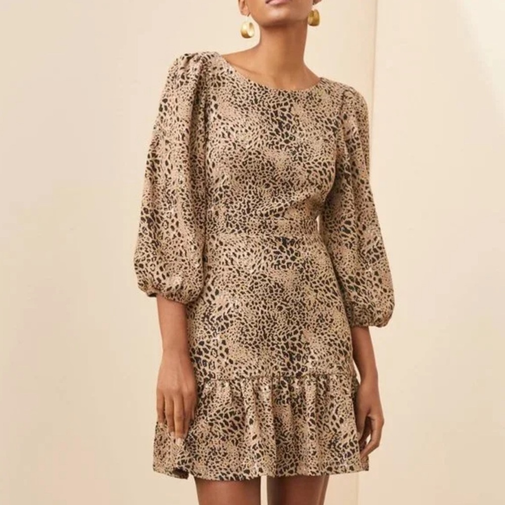 Anthropologie Maeve Knit Cut Out Mini Dress | Size 4P